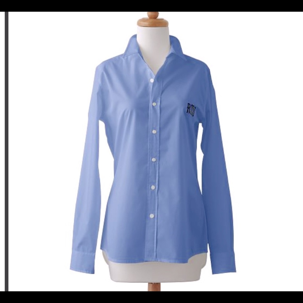 Mark and Graham chambray blouse